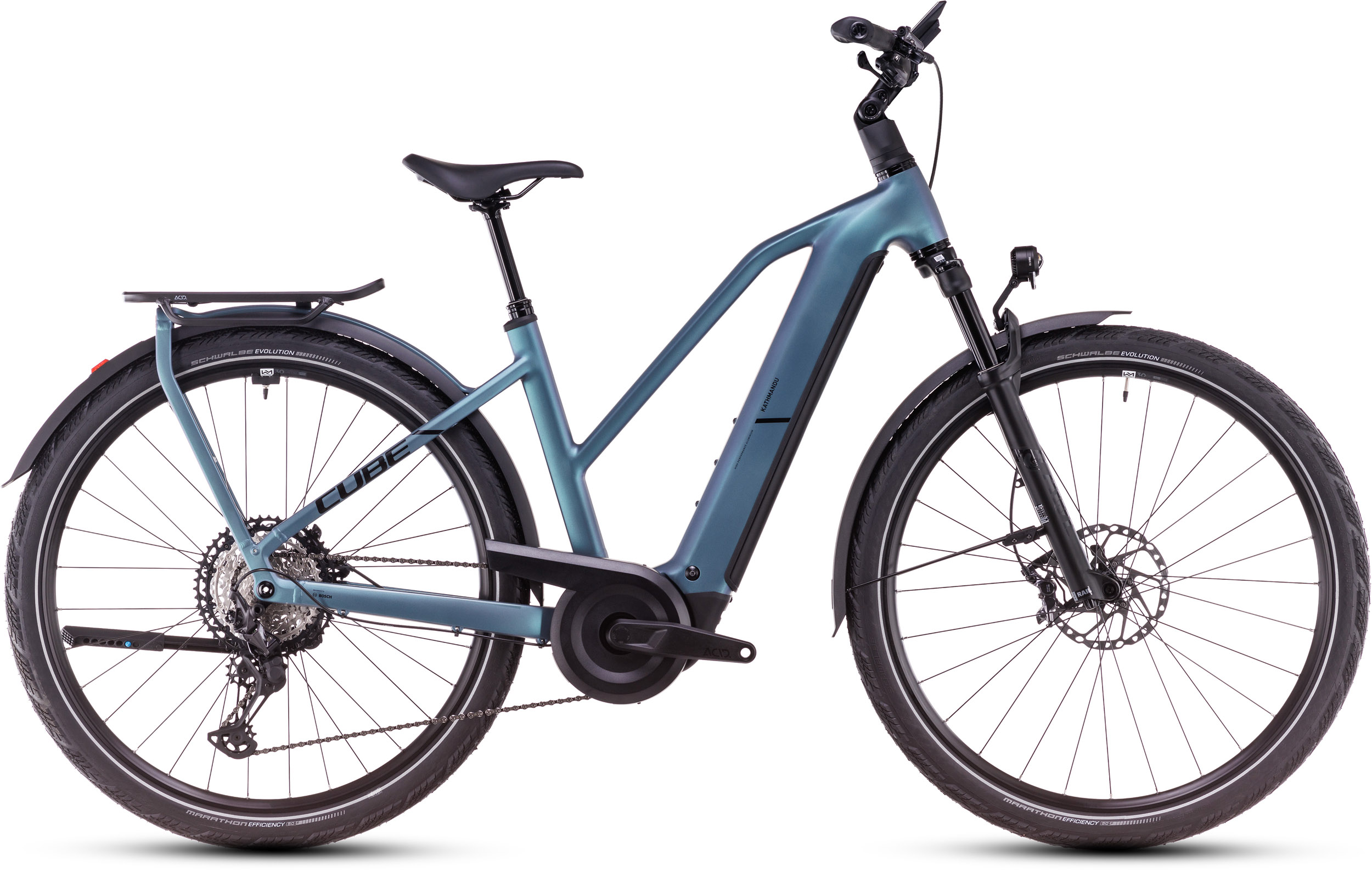 Cube Kathmandu Hybrid SLX 800 Lady smaragdgrey´n´black